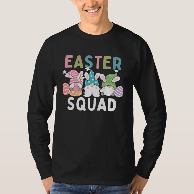 Camiseta Easter Squad Family Matching Easter Day Gnome Egg  (Anverso)