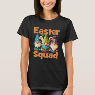 Camiseta Easter Squad Family Matching Gnomes Bunny Egg Hunt