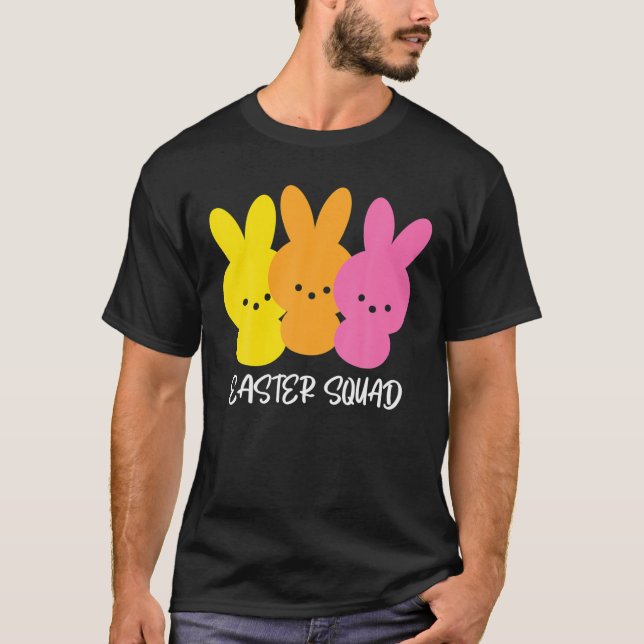 Camiseta Easter Squad Funny Easter Day Family Matching Outf (Anverso)