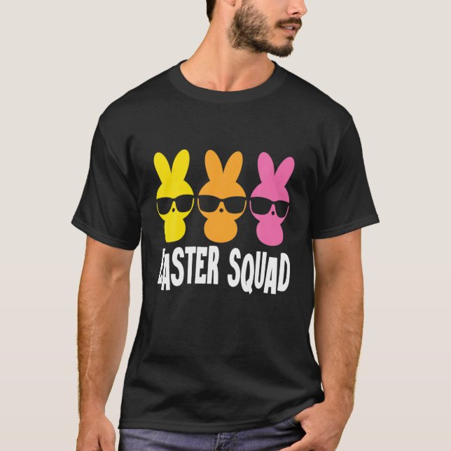 Camiseta Easter Squad Funny Easter Day Family Matching Outf (Anverso)