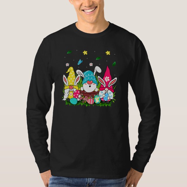 Camiseta Easter Squad Funny Gnome Bunny Egg Hung Matchin (Anverso)