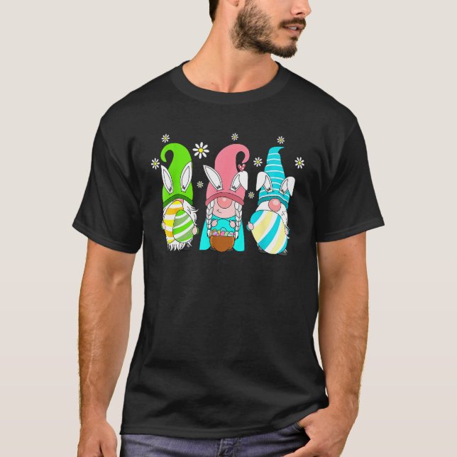 Camiseta Easter Squad Funny Gnome Bunny Egg Hunting Matchin (Anverso)
