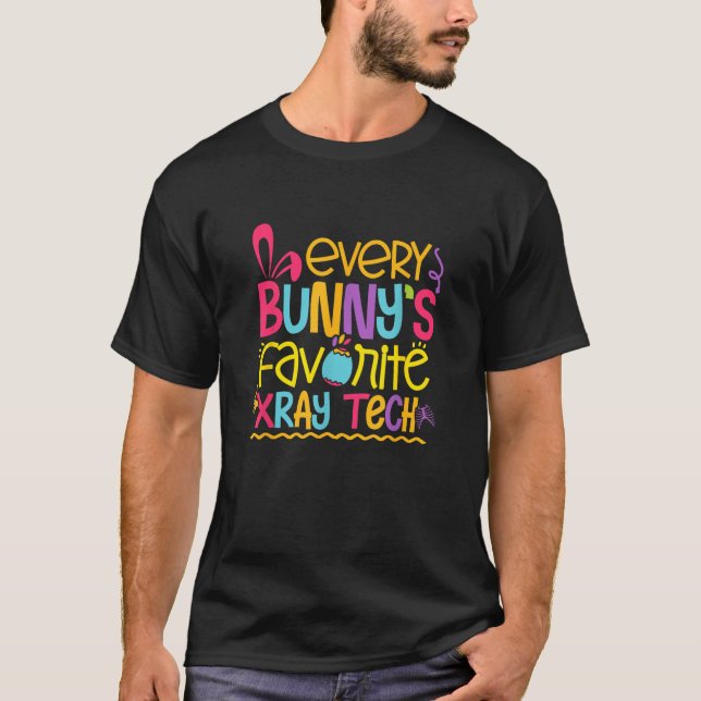 Camiseta Easter Xray Tech Radiology Technologist Radiologis (Anverso)