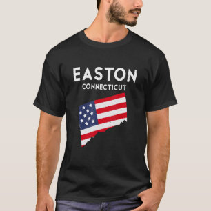 Camiseta Easton Connecticut EE. UU. Estado América Viaje Co