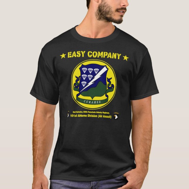 Camiseta Easy Company - Inspired by Band of Brothers Classi (Anverso)