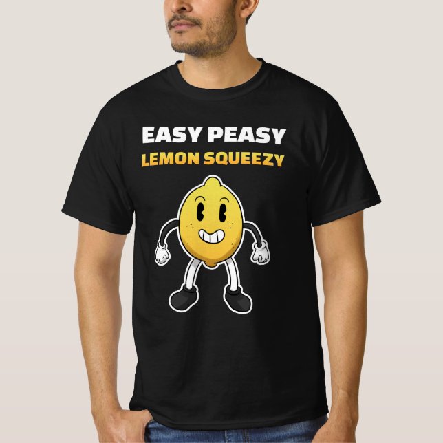 Camiseta Easy Peasy Lemon Squeezy Lemon Lemonade Summer (Anverso)