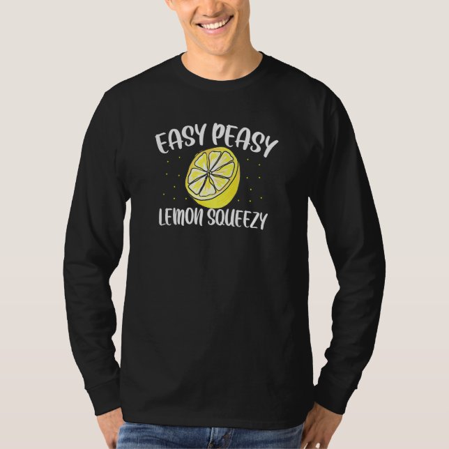 Camiseta Easy Peasy Lemon Squeezy Summertime Lemonade (Anverso)