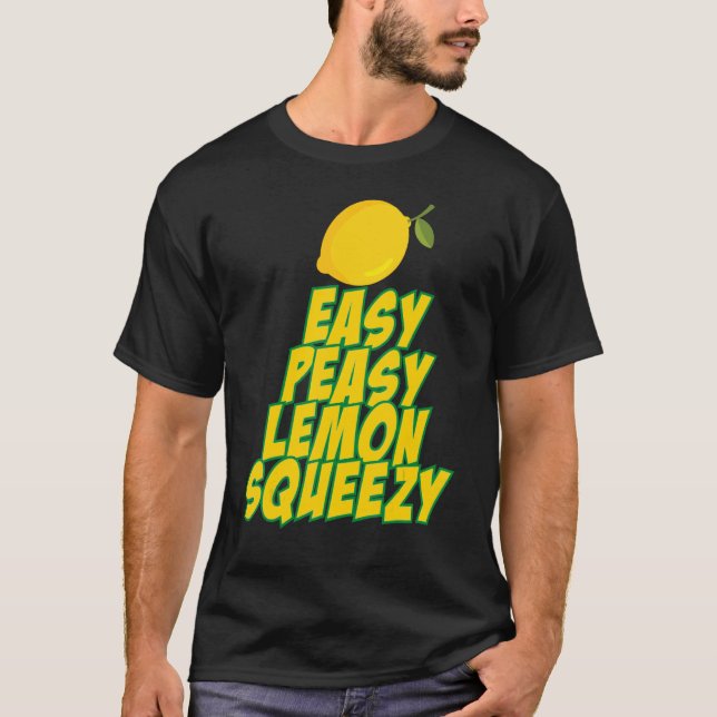 Camiseta Easy Peasy Lemon Squeezy Summertime Lemonade Sta (Anverso)