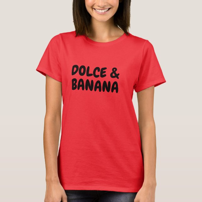 Camiseta Eat Banana Dolce Shirt - Funny Fruit Lover Tee (Anverso)