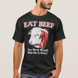 Camiseta Eat Beef West no ganó en Salad Hereford