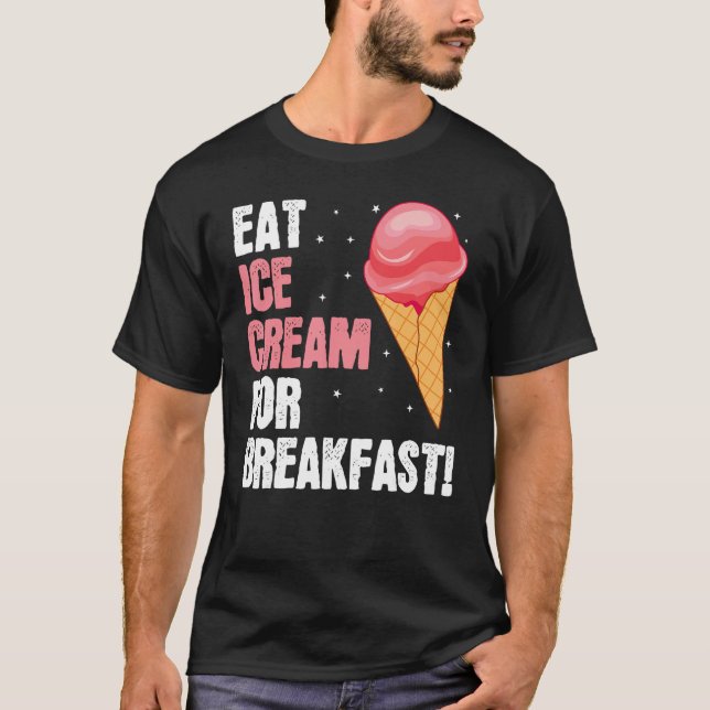 Camiseta Eat Ice Cream Baker Baking Expert Bake Bakers Grap (Anverso)