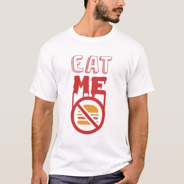 Camiseta Eat Me Hamburger T-Shirt (Anverso)