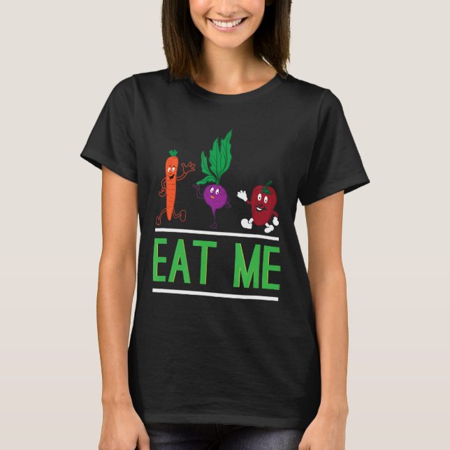 Camiseta Eat Me Vegetarian Vegan (Anverso)