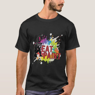 Camiseta Eat Paint Funny Paintball Shooting Sport Gift