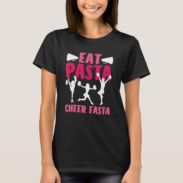 Camiseta Eat Pasta Cheer Fasta CheerLeer (Anverso)