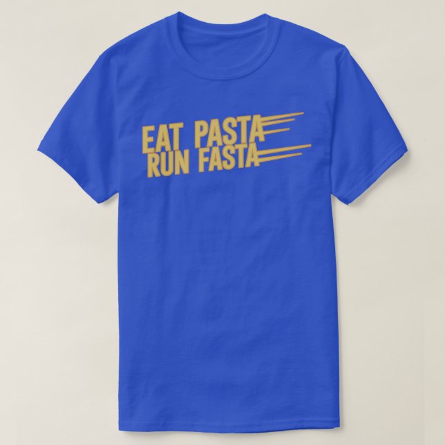 Camiseta Eat Pasta run Fasta (Diseño del anverso)