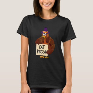 Camiseta Eat Pizza Turkey Feliz Día de Gracias 2022 Hombres