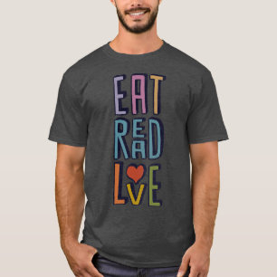 Camiseta Eat Read Love