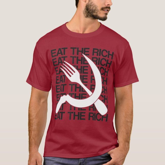 Camiseta Eat Rich Hammer Sickle (Anverso)