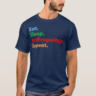 Camiseta Eat Sleep Antropología Repetir 3