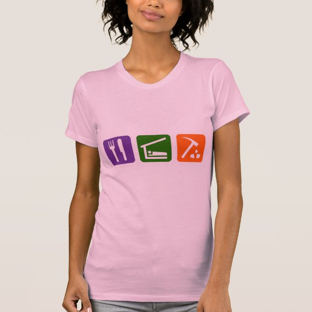 Camiseta Eat Sleep Archeology (Anverso)