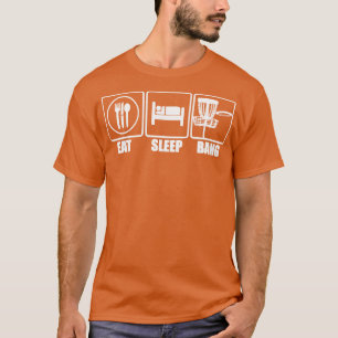 Camiseta Eat Sleep Bang Chains Disk Golf