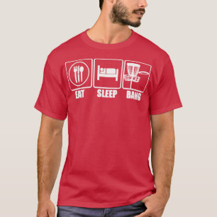 Camiseta Eat Sleep Bang Chains Disk Golf