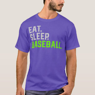 Camiseta Eat Sleep Baseball Repetir TShirt