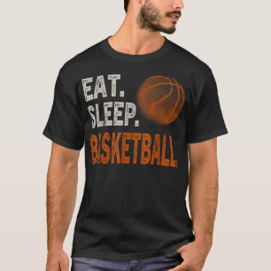 Camiseta Eat Sleep Basketball Shirys Jóvenes Bid Basketbal