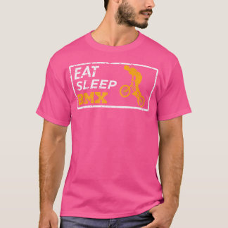 Camiseta Eat Sleep Bmx Repetir Carreras De Bicicleta