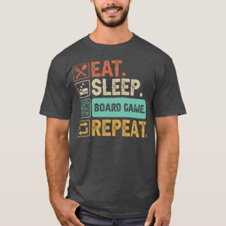 Camiseta Eat Sleep Board Games Repeat