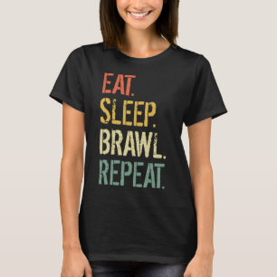 Camiseta Eat Sleep Brawl Repeat Stars Funny Video Gamer Gam