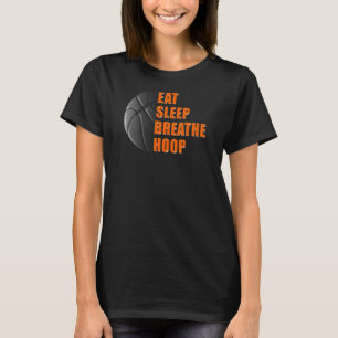 Camiseta Eat Sleep Breathe Hoop - Basketball