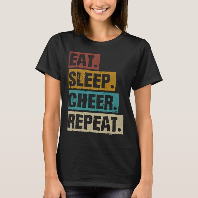 Camiseta Eat Sleep Cheerership Co (Anverso)