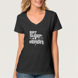 Camiseta Eat Sleep Climb Bouldering Rock Climbing Extreme S