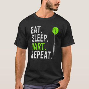 Camiseta Eat Sleep Dart Repeat   Darts