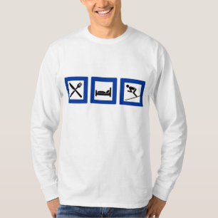 Camiseta Eat Sleep esquí