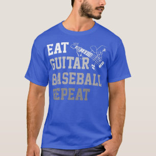 Camiseta Eat Sleep Guitar Repeat Funny Guitar Player Premiu