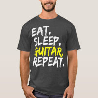 Eat Sleep Guitar Repeat guitar player electric gui