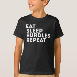 Camiseta Eat Sleep Hurdles Repeat