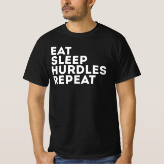 Camiseta Eat Sleep Hurdles Repeat