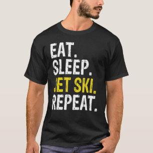 Camiseta Eat Sleep Jet Ski Repetir esquí