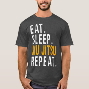 Camiseta Eat Sleep jiu jitsu Repeat EssentialCopy