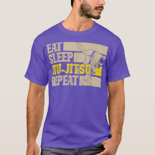 Camiseta Eat Sleep Jiu-Jitsu Repeat Gifts