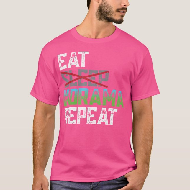 Camiseta Eat Sleep Kdrama Repeat K-Pop (Anverso)