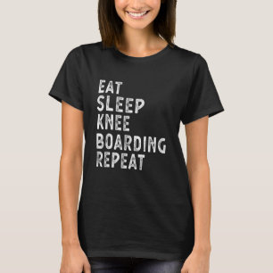 Camiseta Eat Sleep Kneeboarding Repeat Player Idea