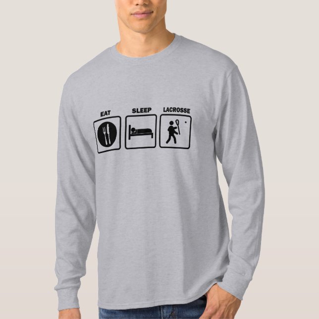Camiseta Eat.Sleep.Lacrosse (Anverso)