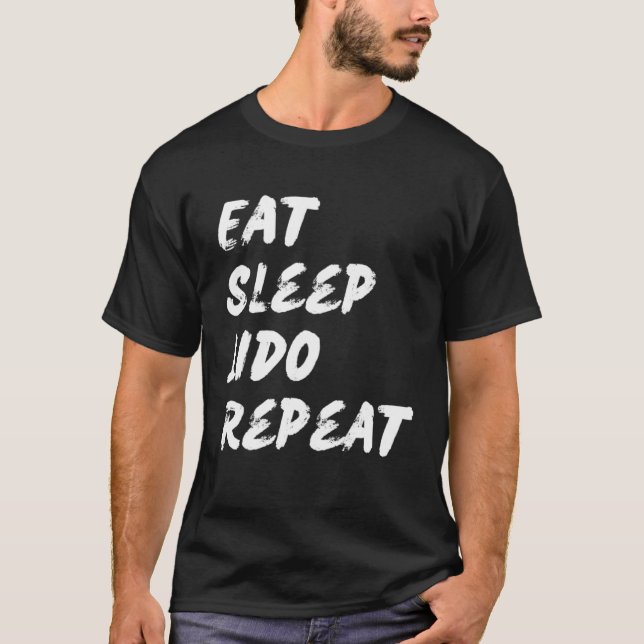 Camiseta Eat Sleep Lido Repeat Graphic Novelty (Anverso)