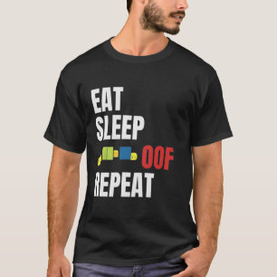 Camiseta Eat Sleep Of Repeat Funny Meme Gamers Gift Idea