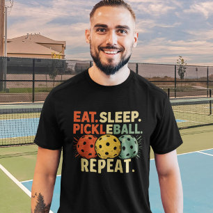 Camiseta Eat Sleep Pickleball Repeat – Game Day Essential